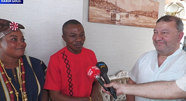 Fastiad President Faruk Çetin meets with the King and Queen of Ghana