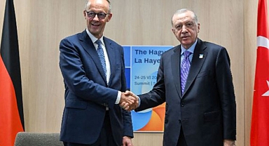 Erdoğan and German Chancellor Merz Meet on the Sidelines of NATO Summit