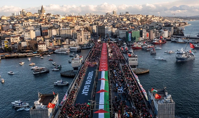 Hundreds of Thousands Rally for Palestine in Istanbul on New Year’s Day
