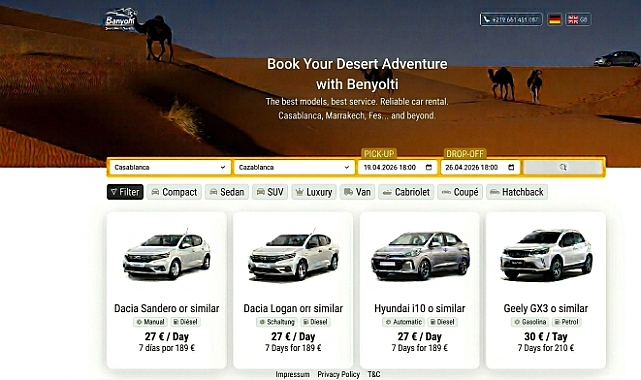 A New Era in Car Rental in Casablanca: Banyolti Car Rental Launches Services